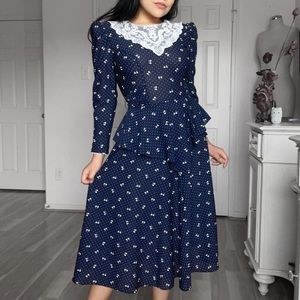 Vintage Cottagecore Coquette 50’s Dress